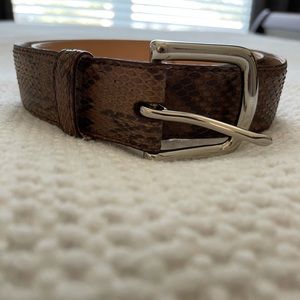 Tecovas Python Leather Belt